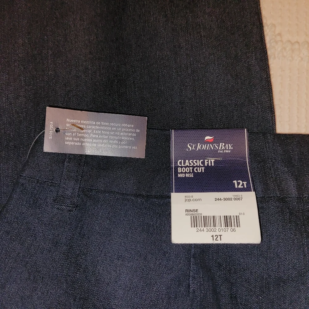 St John's Bay Jeans, Size 12T, NWT - Picture 5 of 7